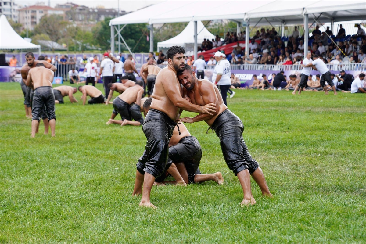 İstanbul'da Ulugazi Yağlı Güreş Festivali düzenlendi