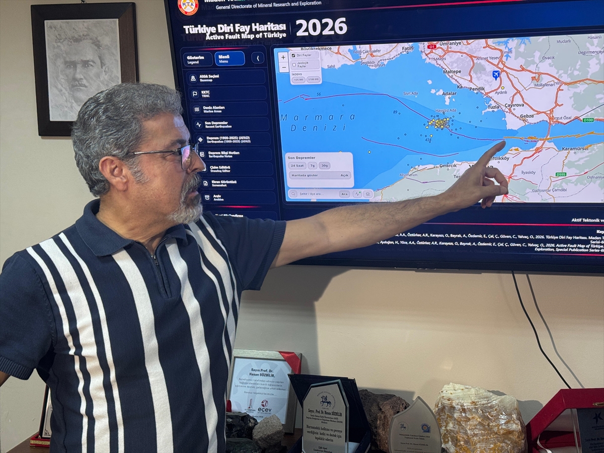 Prof. Dr. Sözbilir: Marmara depremleri Adalar Fayı'nın kollarında