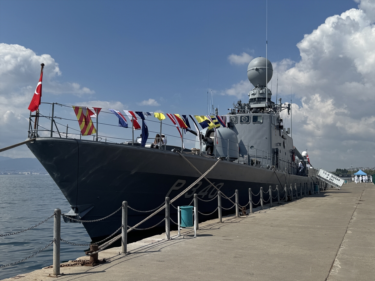 Kocaeli'de 30 Ağustos'ta TCG Doğan hücumbotu ziyarete açıldı
