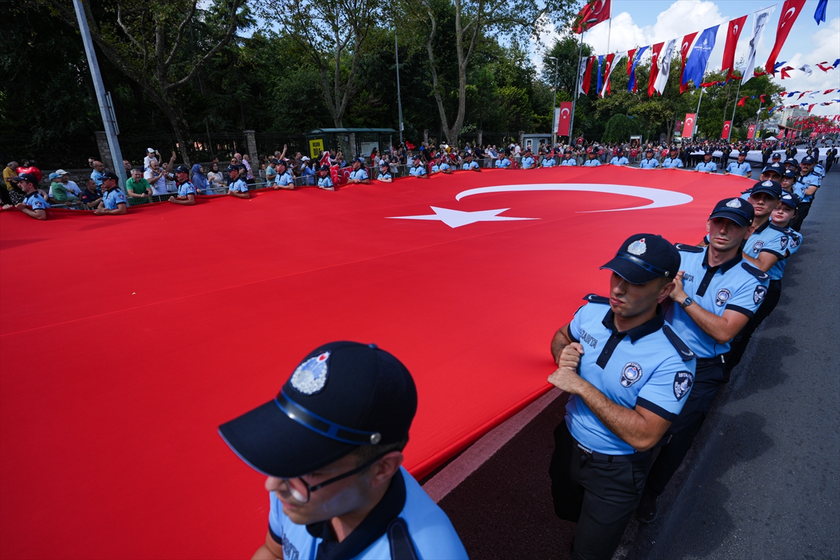 İstanbul'da 30 Ağustos Zafer Bayramı 104. Yıl Dönümü Kutlandı