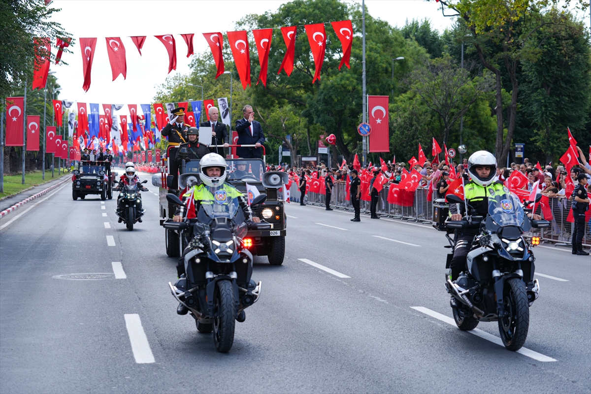 İstanbul'da 30 Ağustos Zafer Bayramı 104. Yıl Dönümü Kutlandı