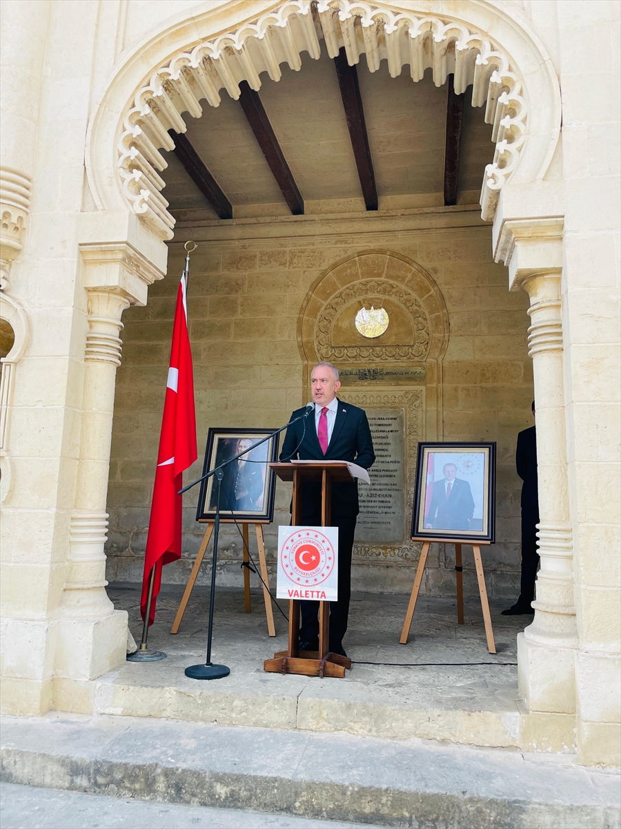 Malta Türk Şehitliği'nde 30 Ağustos Zafer Bayramı kutlandı