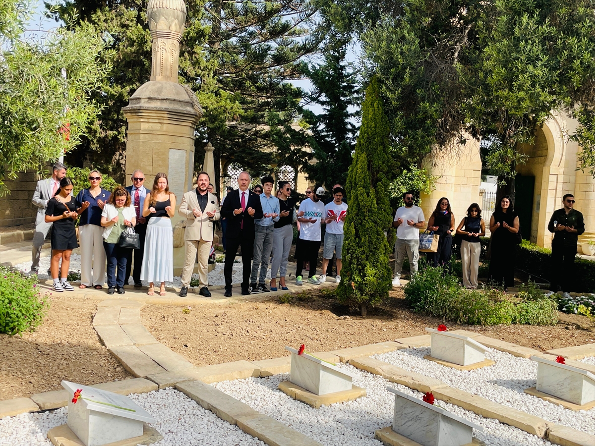 Malta Türk Şehitliği'nde 30 Ağustos Zafer Bayramı kutlandı