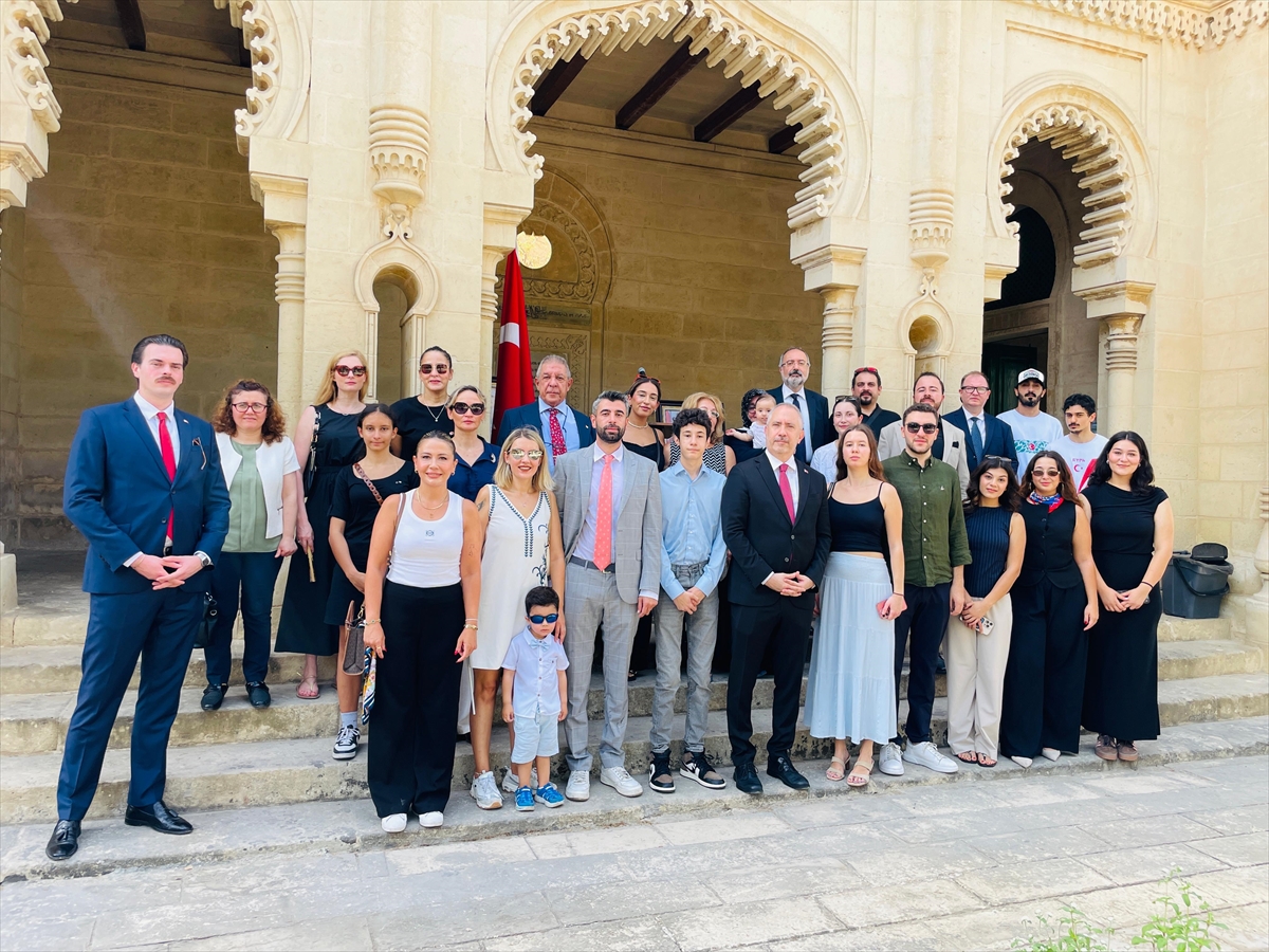 Malta Türk Şehitliği'nde 30 Ağustos Zafer Bayramı kutlandı