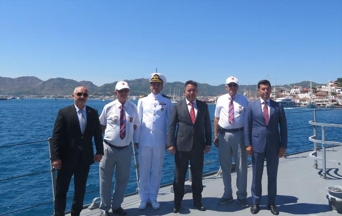 Marmaris Kaymakamı Kaya: TCG Bora'da şehit aileleriyle buluştu