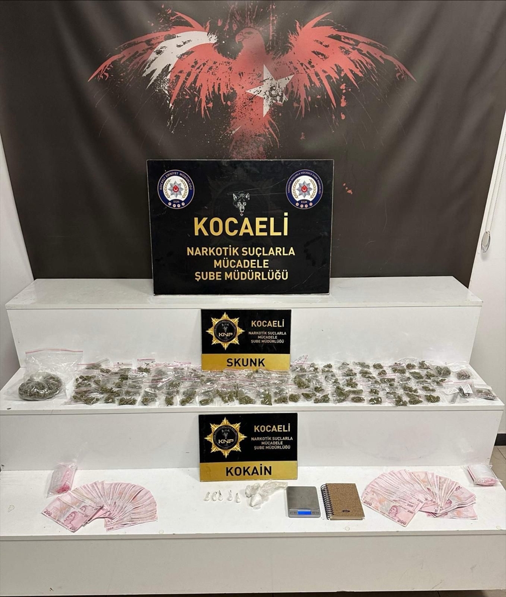 Kocaeli'de uyuşturucu operasyonları: 5 zanlı tutuklandı