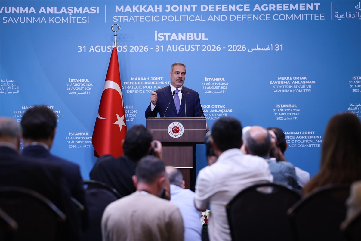 Bakan Fidan, Mekke Ortak Savunma Anlaşması komitesi toplantısının ardından konuştu: (2)