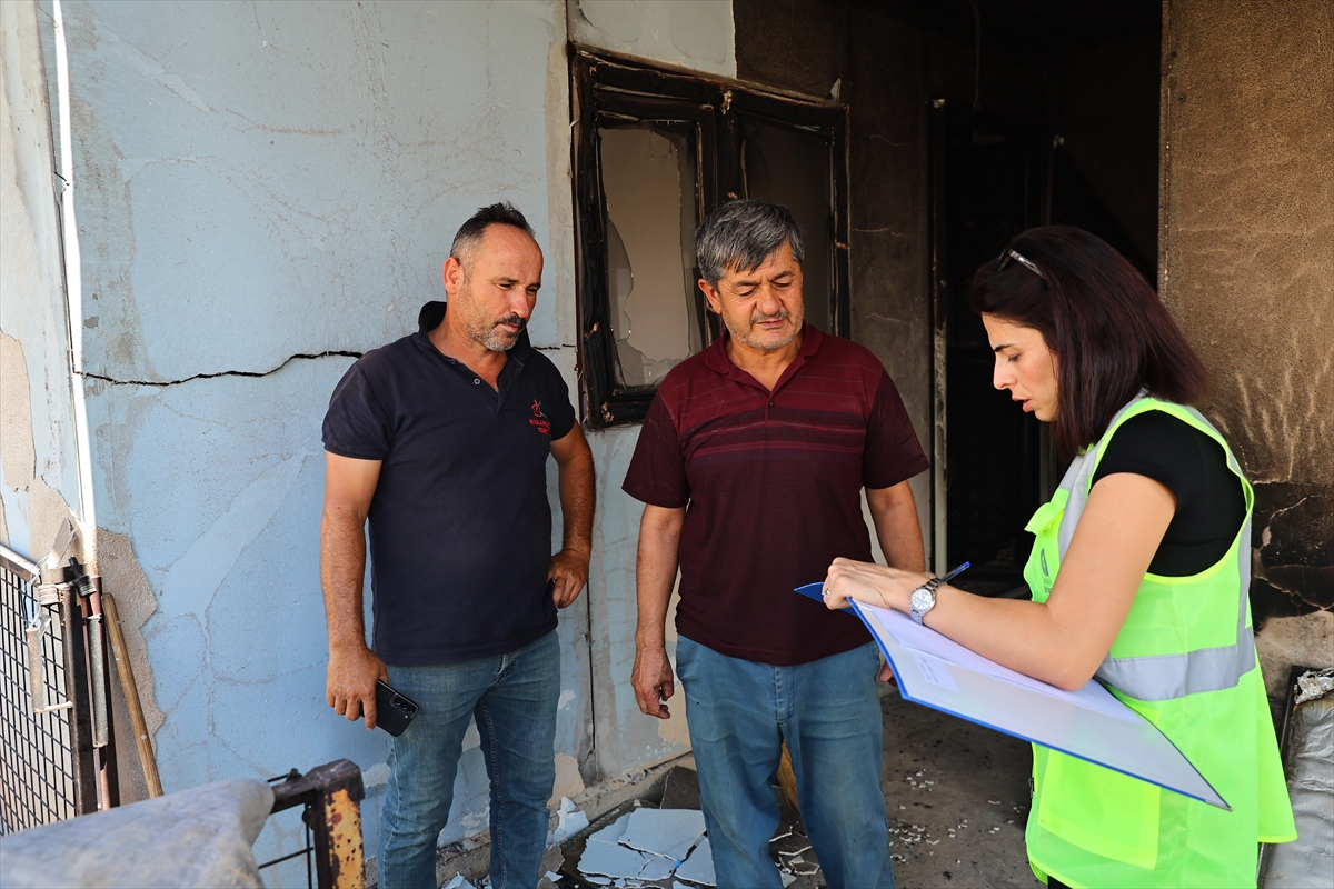 Antalya Büyükşehir: Kaş Yangını Sonrası Hasar Tespiti Sürüyor