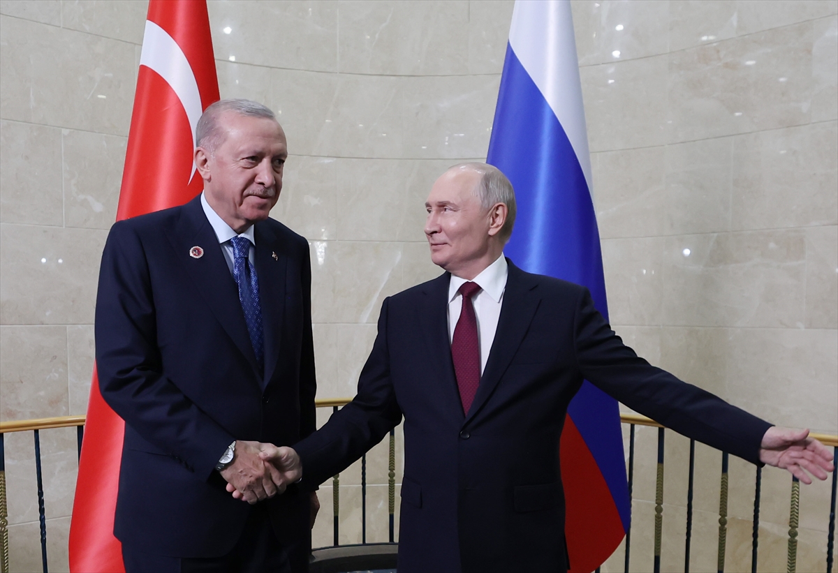 Cumhurbaşkanı Erdoğan, Rusya Devlet Başkanı Putin ile görüştü: