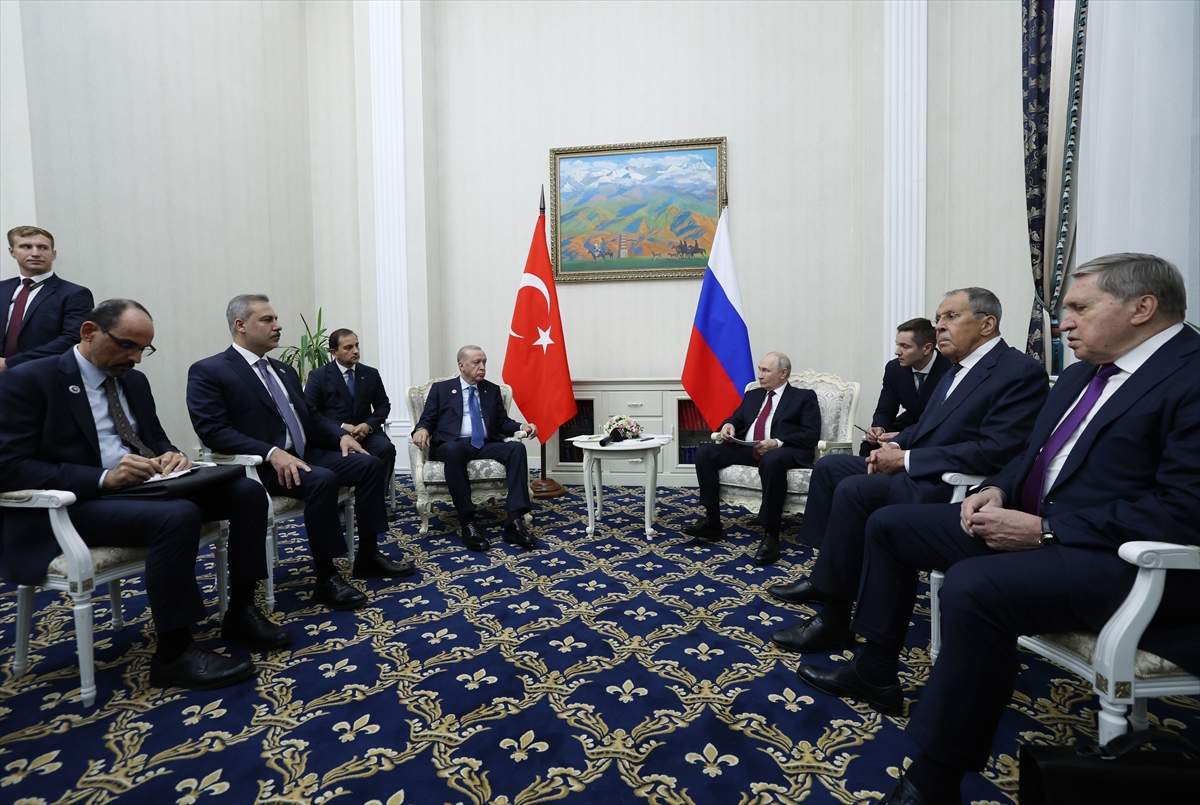 Cumhurbaşkanı Erdoğan, Rusya Devlet Başkanı Putin ile görüştü: