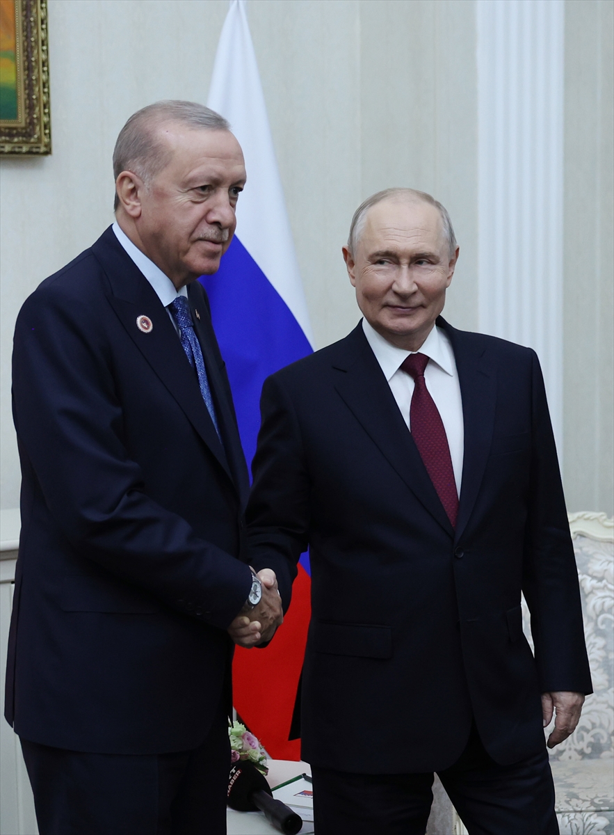 Cumhurbaşkanı Erdoğan, Rusya Devlet Başkanı Putin ile görüştü: