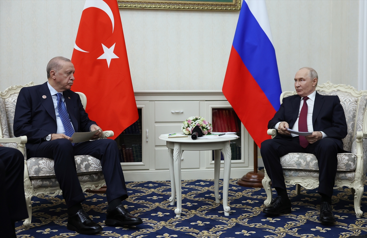 Cumhurbaşkanı Erdoğan, Rusya Devlet Başkanı Putin ile görüştü: