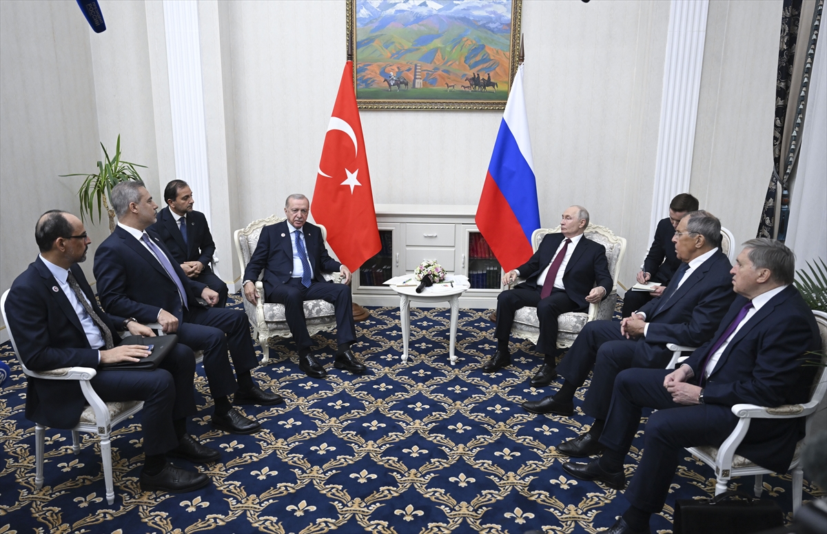 Cumhurbaşkanı Erdoğan, Rusya Devlet Başkanı Putin ile görüştü: