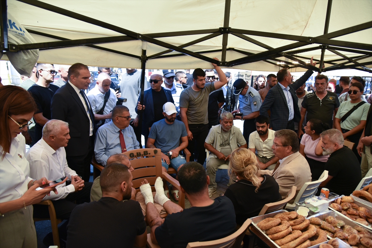 KKTC Başbakanı Üstel: "(Alabora olan gemi) Çalışmaların akşama doğru bir noktaya gelmesini bekliyoruz"
