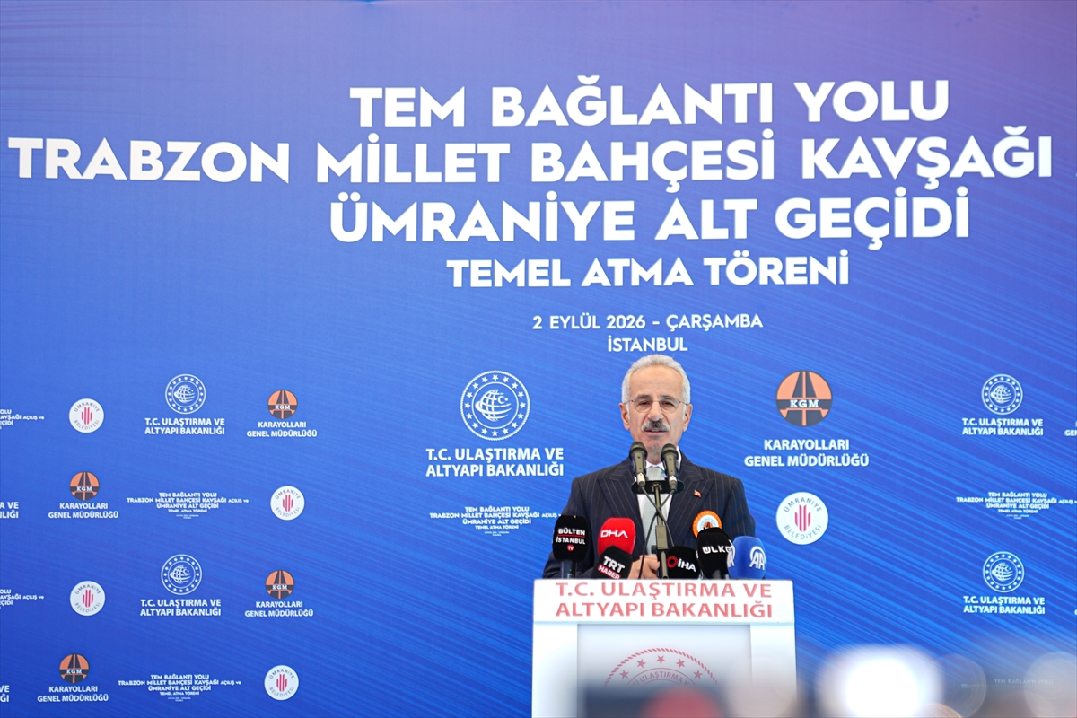 Bakan Uraloğlu: Ümraniye'ye 230 metrelik alt geçit inşa edilecek