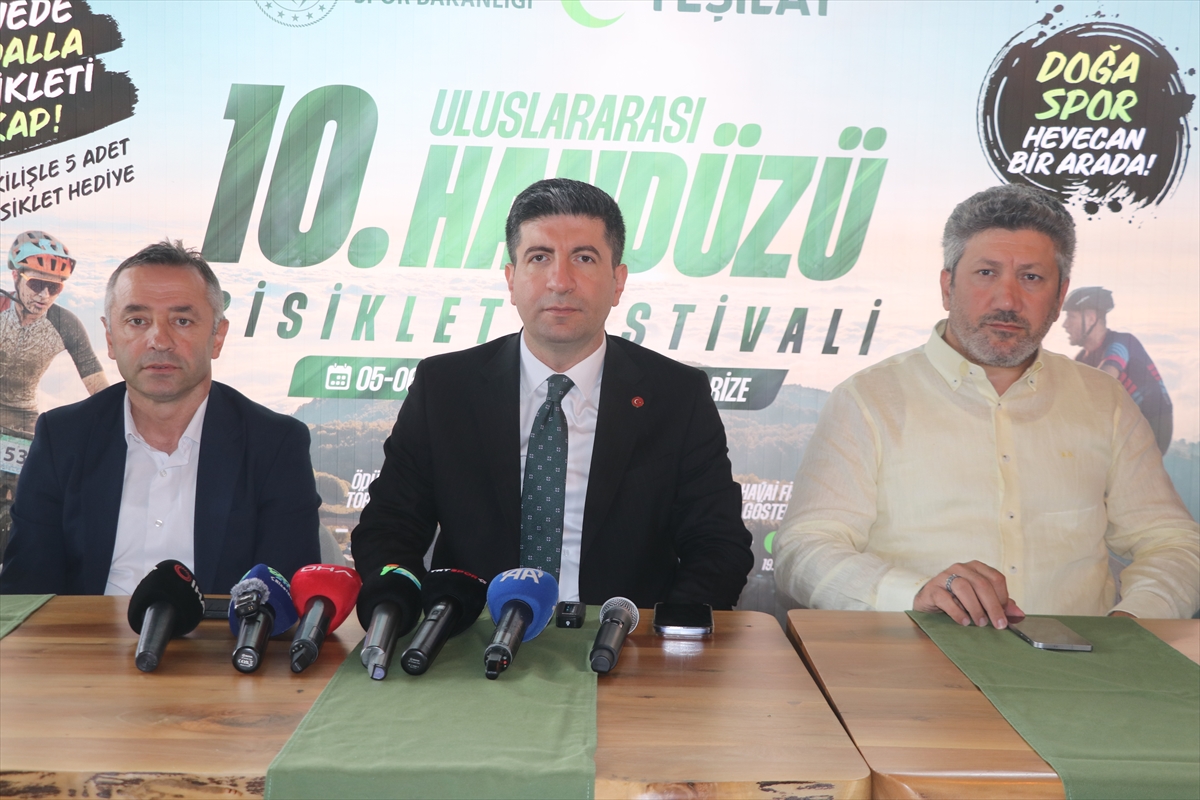Rize'de 10. Uluslararası Handüzü Bisiklet Festivali Başlıyor