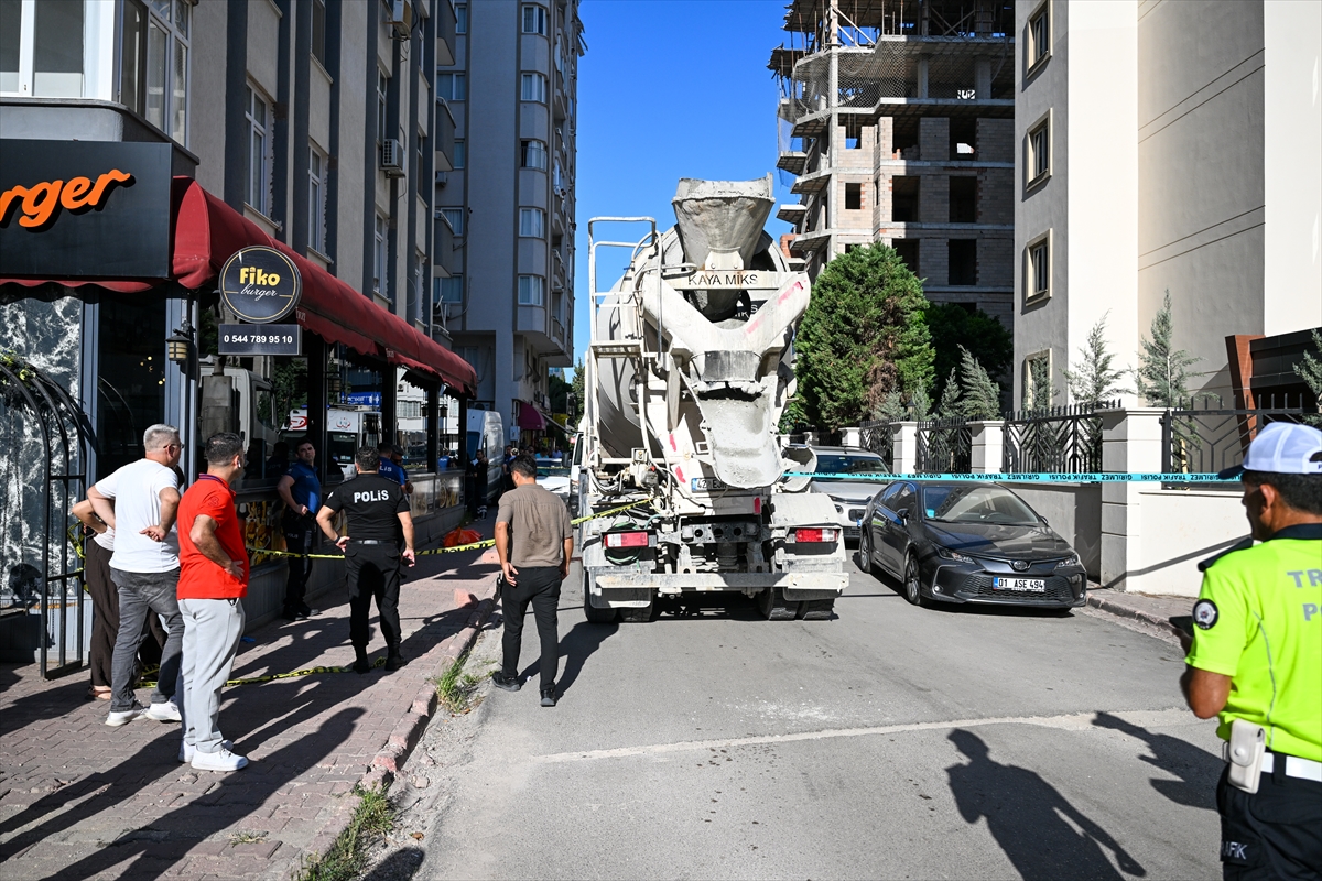 Adana'da beton mikseri kazası: Bir kişi yaşamını yitirdi