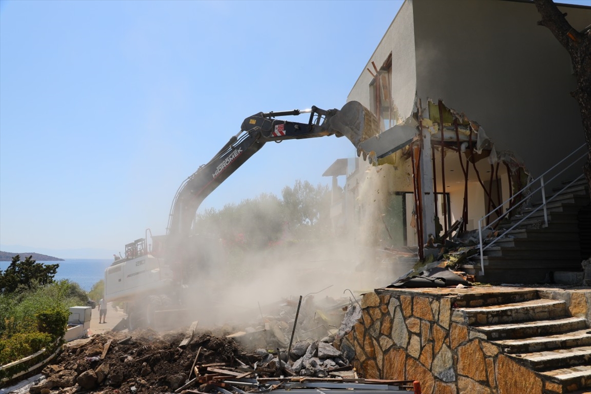 Bodrum Belediyesi: 8 ayda 74 kaçak yapı yıkımı gerçekleştirdi