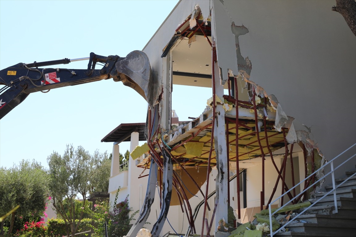 Bodrum Belediyesi: 8 ayda 74 kaçak yapı yıkımı gerçekleştirdi