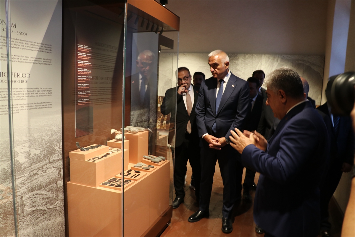 Kültür ve Turizm Bakanı Ersoy, Elazığ Arkeoloji ve Etnografya Müzesi'nin açılışında konuştu: