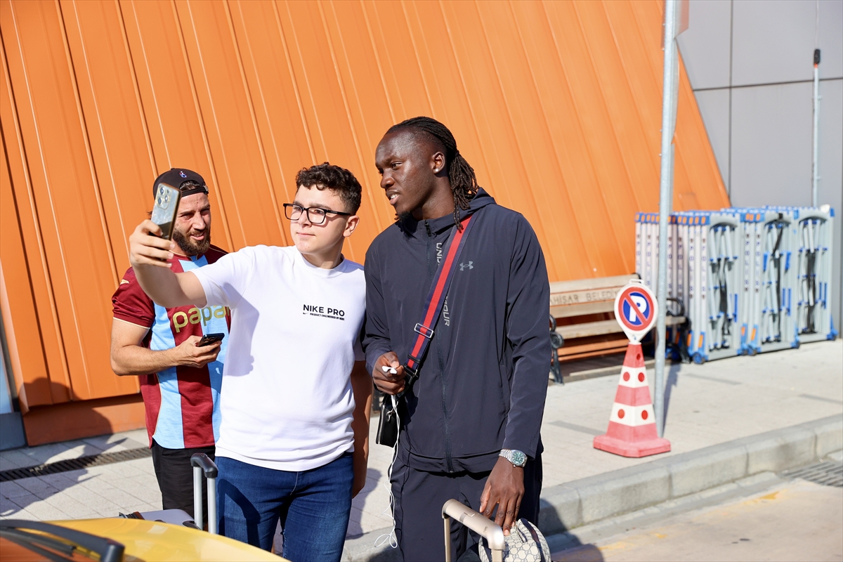Trabzonspor'un yeni transferi Franculino Dju, Trabzon'a geldi