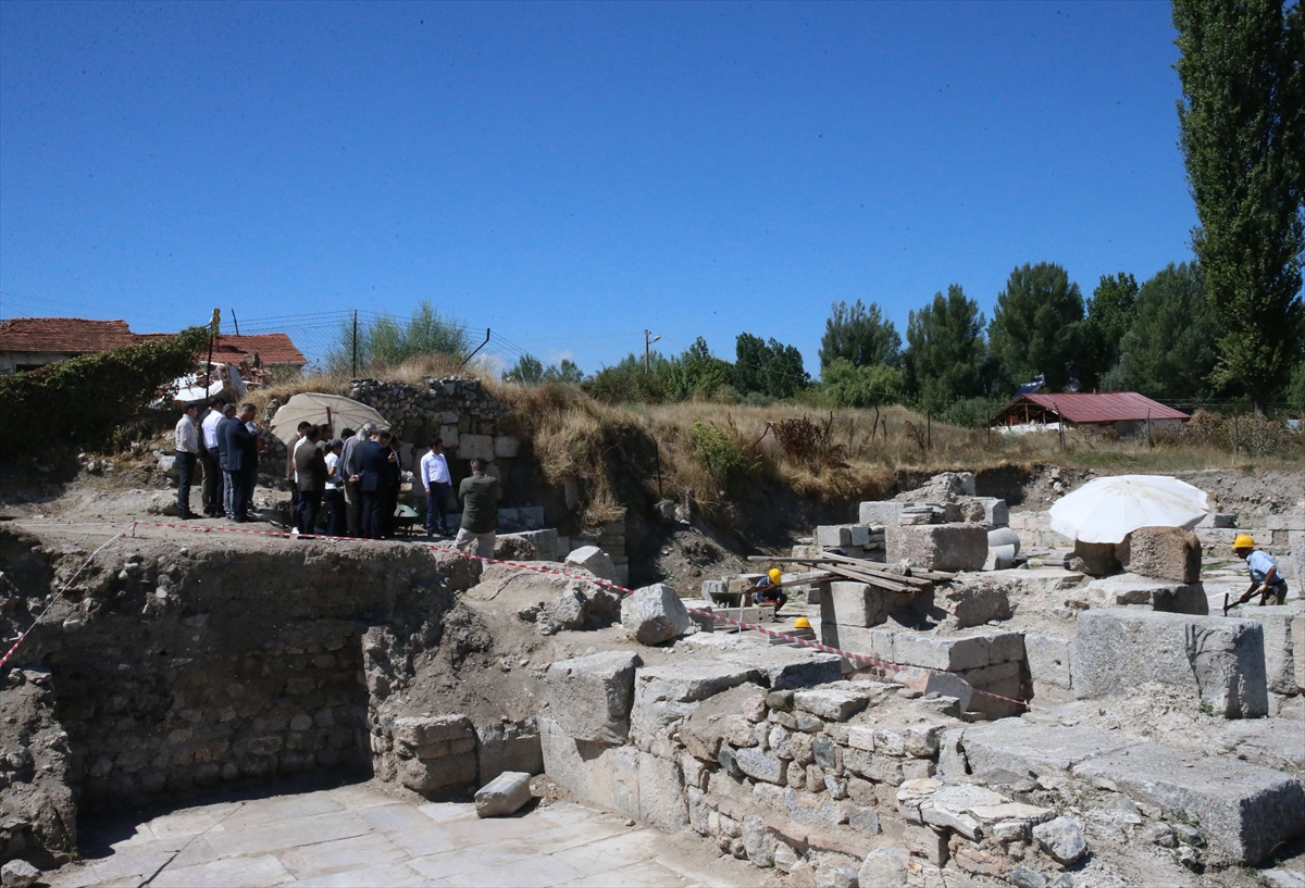 Sulusaray'ın altındaki Sebastapolis Antik Kenti gün yüzüne çıkarılıyor