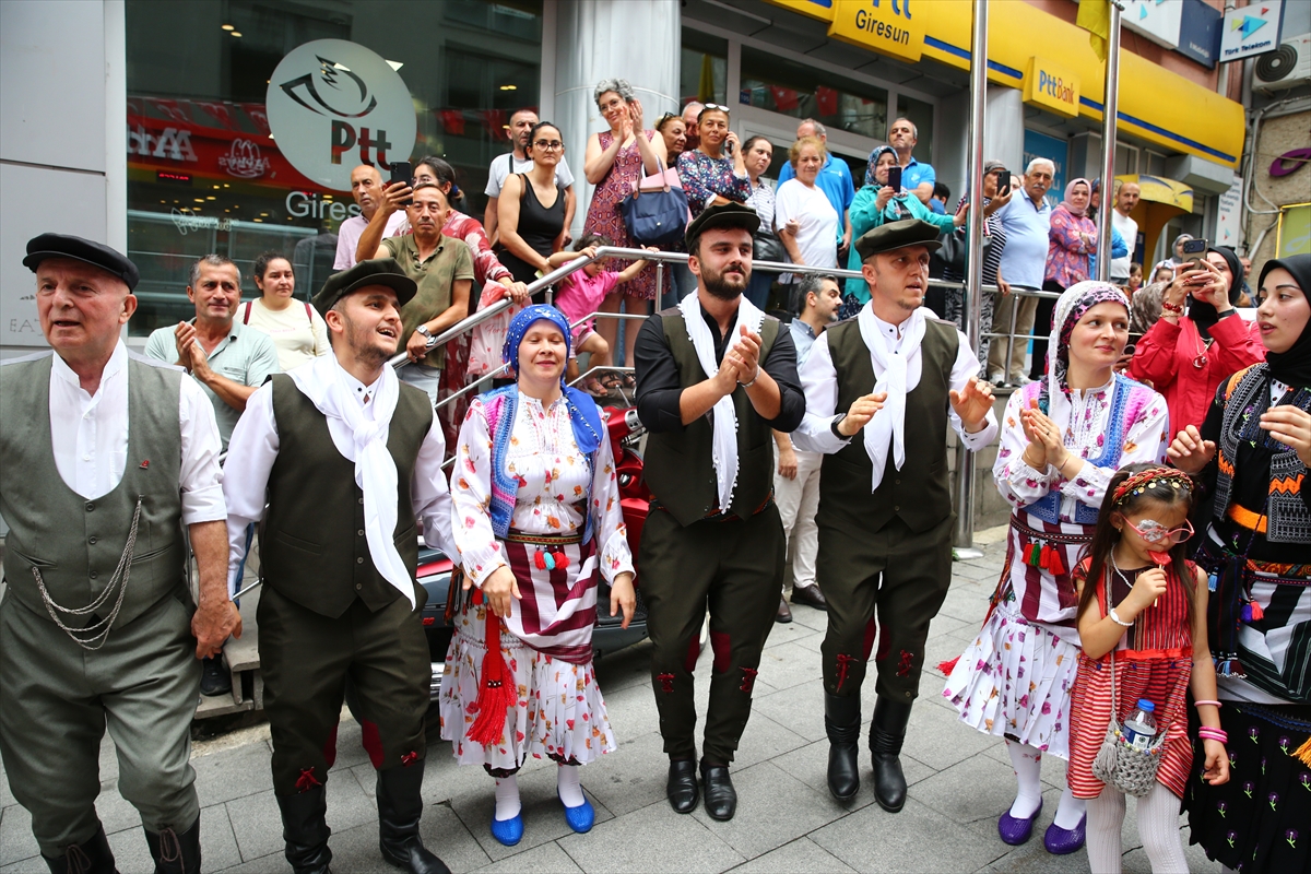 Giresun'da Islık Dili Festivali için tanıtım yürüyüşü düzenlendi