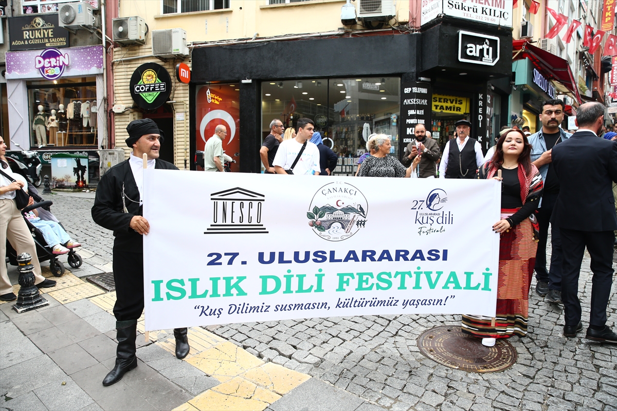Giresun'da Islık Dili Festivali için tanıtım yürüyüşü düzenlendi