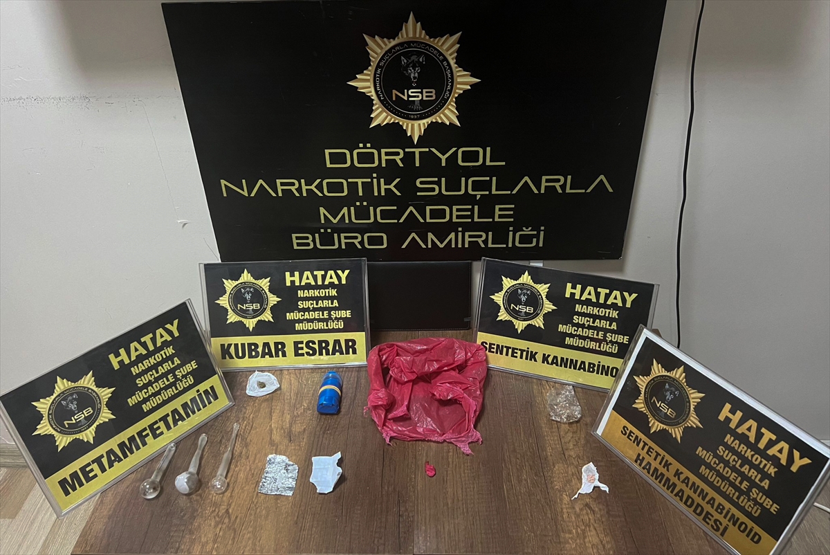 Hatay'da uyuşturucu operasyonu: 4 zanlı tutuklandı