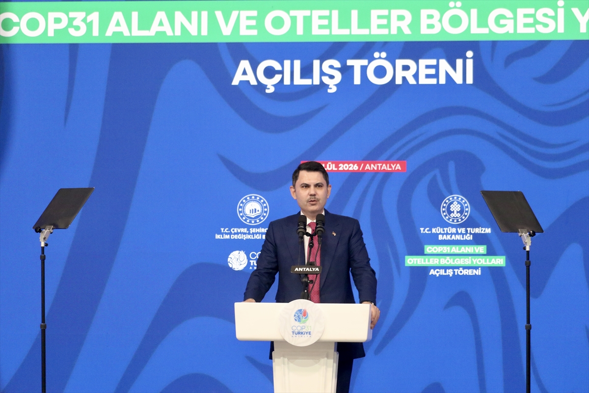 Bakan Kurum, COP31 Alanı ve Oteller Bölgesi Yolları açılışında konuştu: