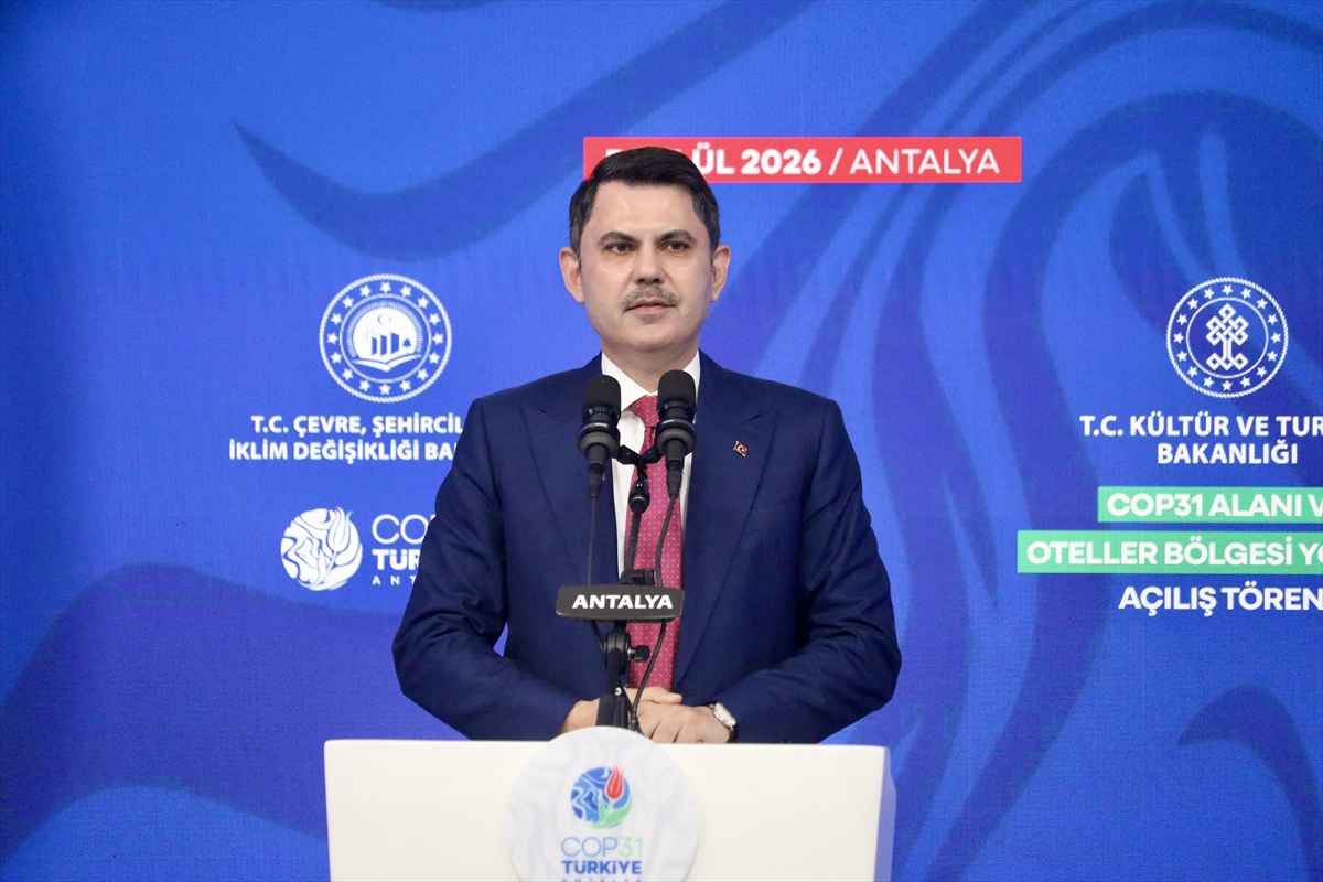 Bakan Kurum, COP31 Alanı ve Oteller Bölgesi Yolları açılışında konuştu:
