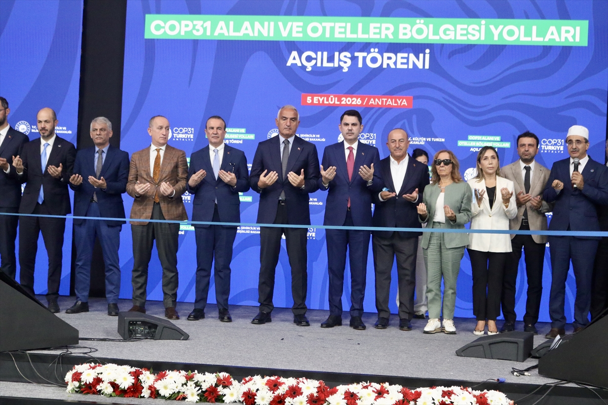 Bakan Kurum, COP31 Alanı ve Oteller Bölgesi Yolları açılışında konuştu: