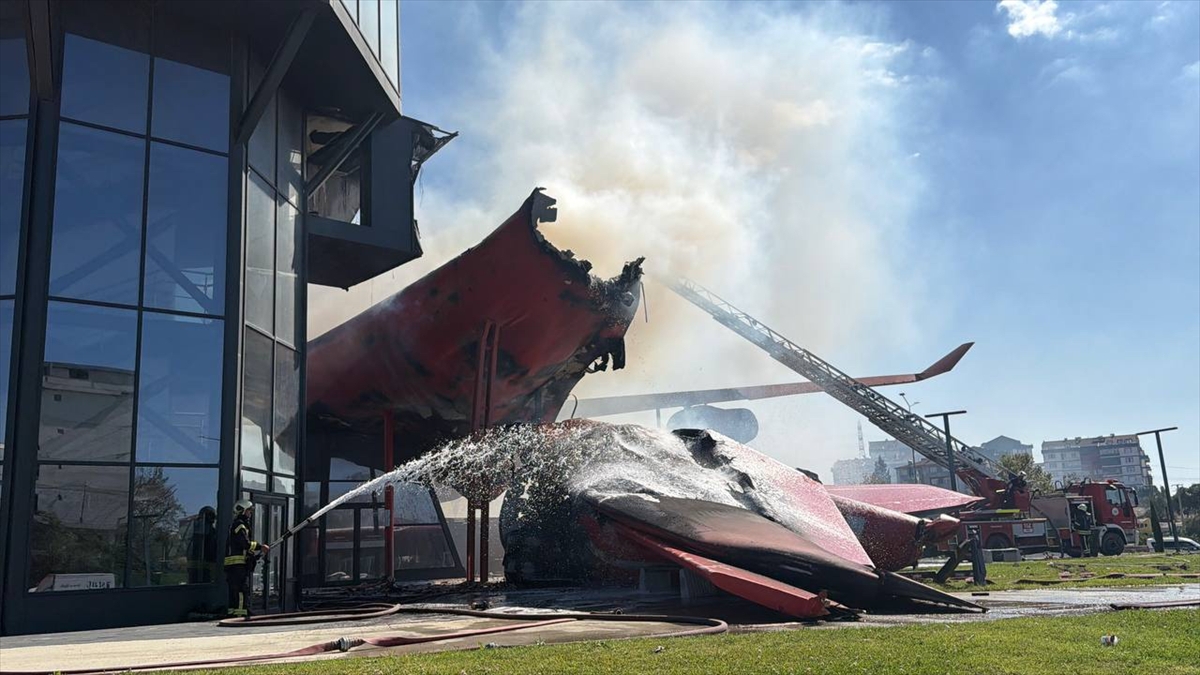 Kocaeli Uçakpark'ta yangın çıktı: Hasan Soba bilgi verdi