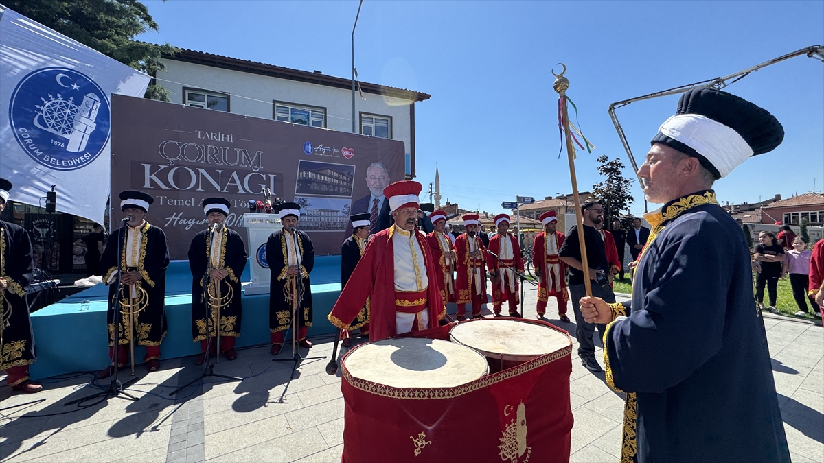 Vali Çalgan: Tarihi Çorum Konağı'nın temeli atıldı