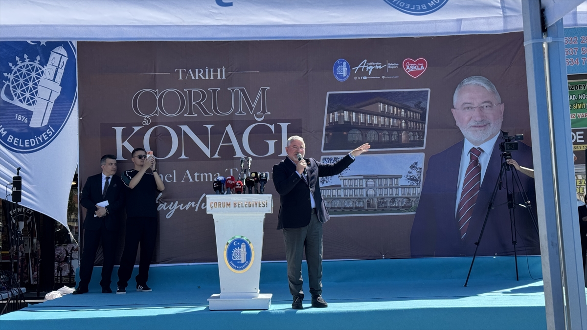 Vali Çalgan: Tarihi Çorum Konağı'nın temeli atıldı