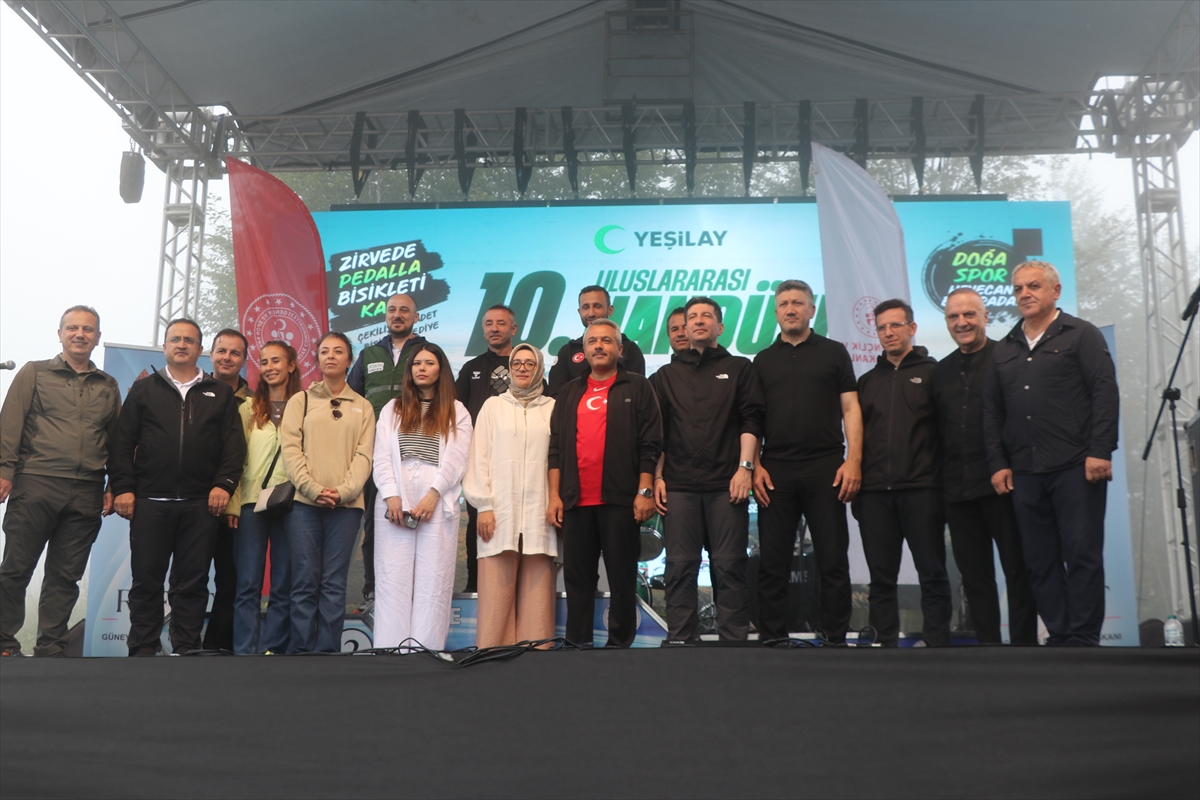 Rize'de 10. Uluslararası Handüzü Bisiklet Festivali düzenlendi
