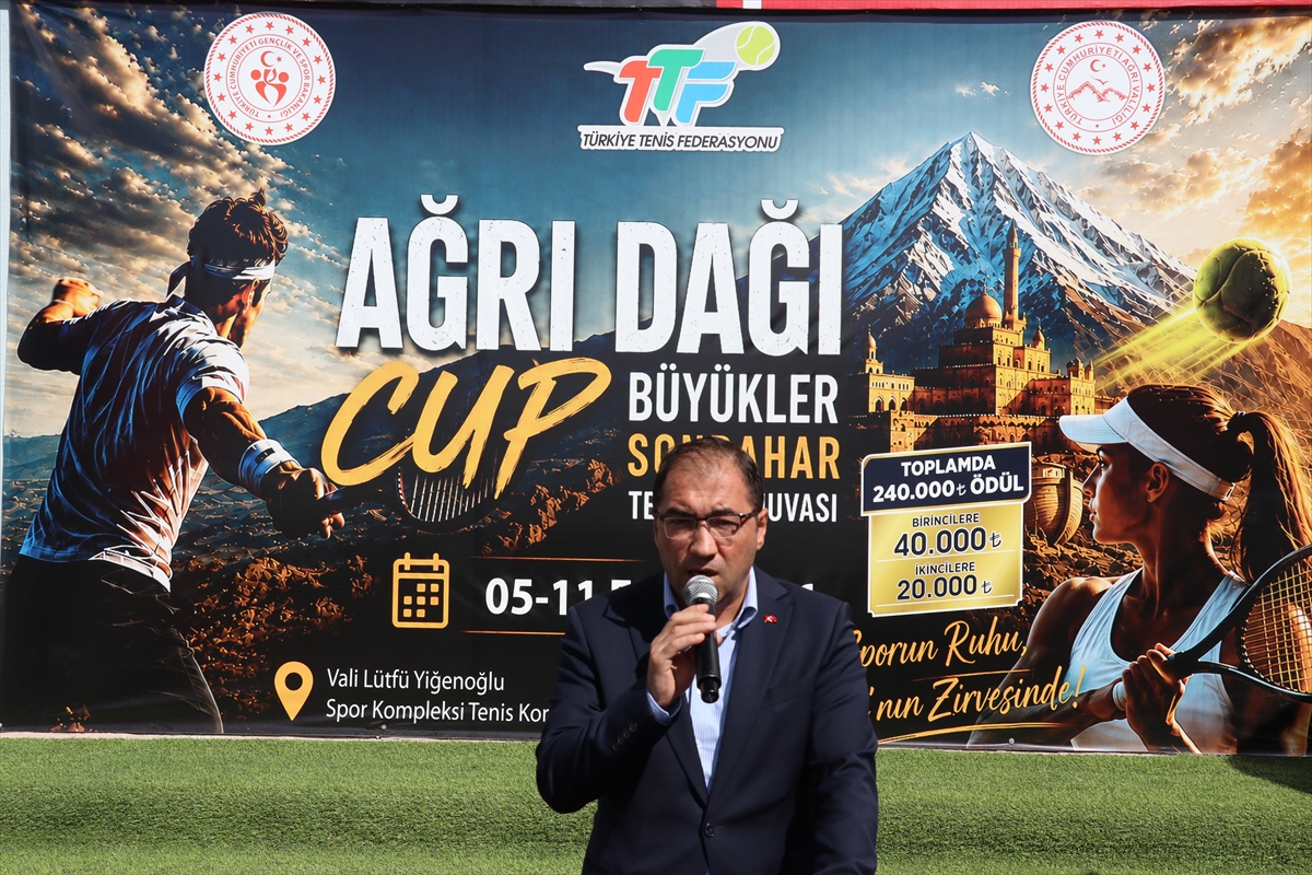 Ağrı'da Tenis Heyecanı: 120 Sporcu Kupa İçin Yarışıyor