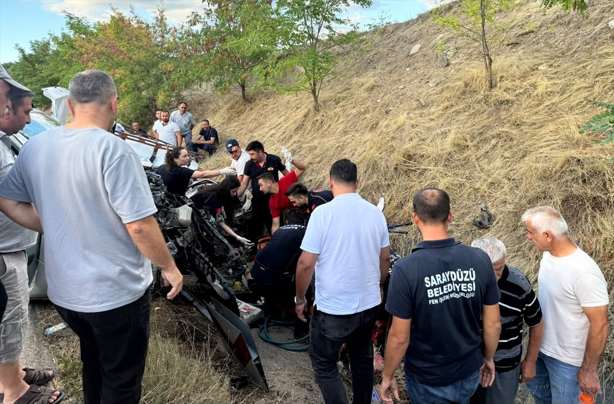 Sinop Boyabat'ta trafik kazası: 1 ölü, 5 yaralı