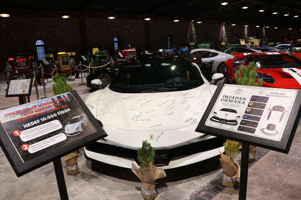 Ferrari'ye atılan imzalar 10 bin fidana dönüştü