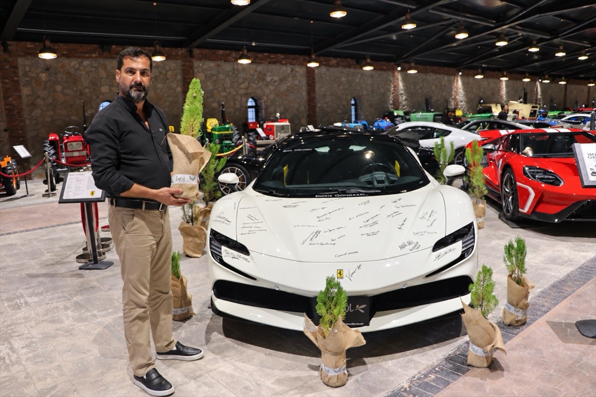 Ferrari'ye atılan imzalar 10 bin fidana dönüştü