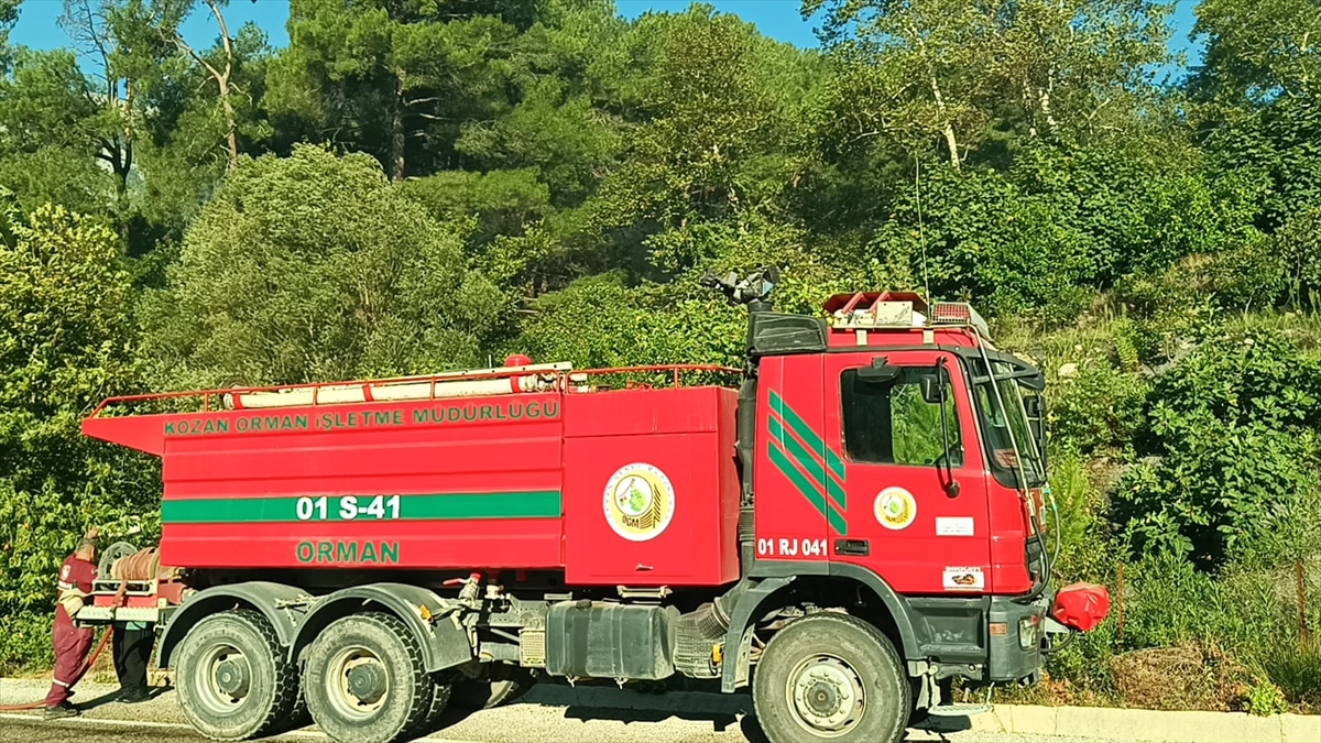 GÜNCELLEME - Adana'nın Kozan ilçesinde iki noktada çıkan orman yangınlarına müdahale ediliyor