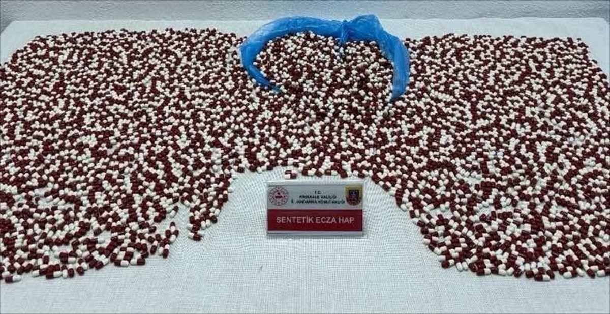 Kırıkkale'de uyuşturucu operasyonu: 4 bin 581 hap ele geçirildi