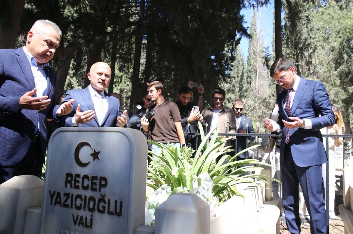 Vali Recep Yazıcıoğlu: Aydın'da vefatının 23. yılında anıldı