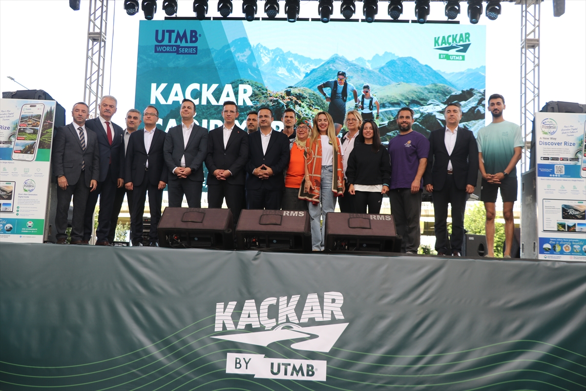Rize'deki Kaçkar by UTMB için tanıtım etkinliği düzenlendi