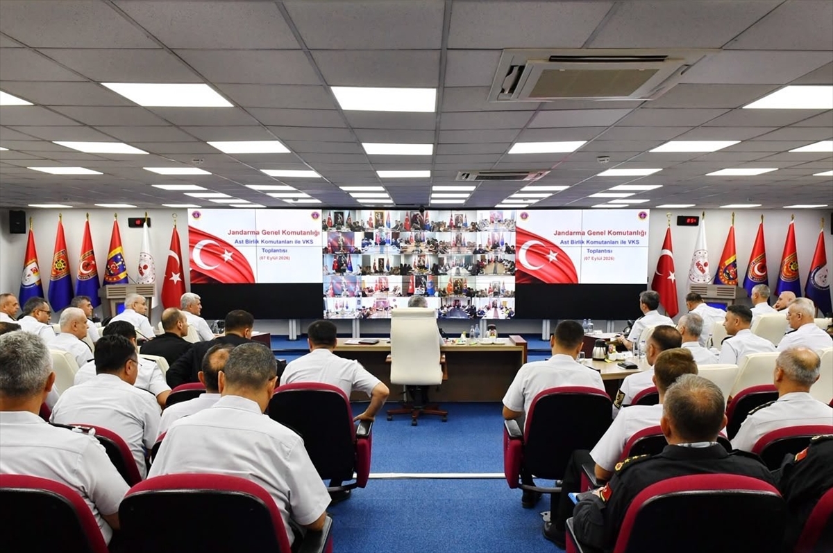 Jandarma Komutanı Çardakcı: İl komutanlarıyla videokonferans