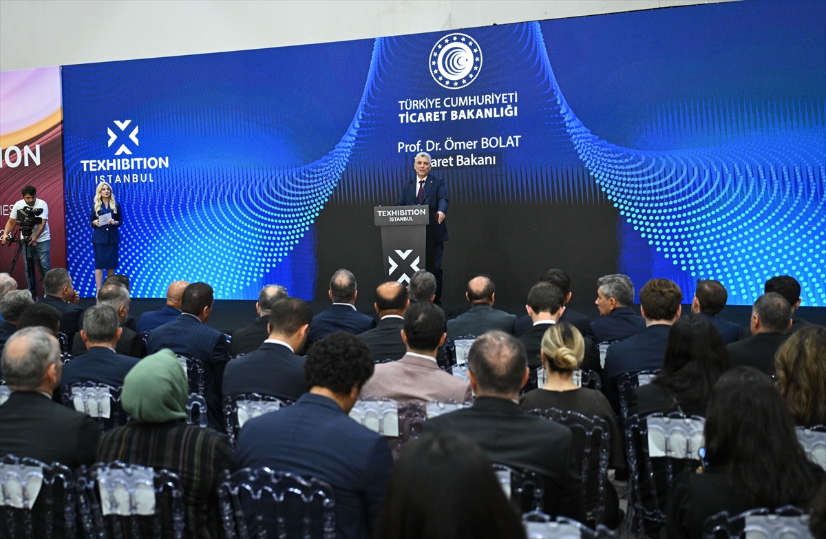 Ticaret Bakanı Bolat, "Texhibition İstanbul Fuarı"nın açılışında konuştu: