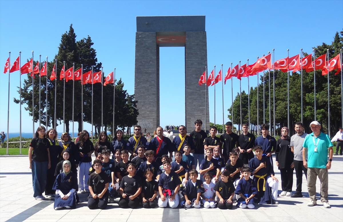 Çanakkale Şehitler Abidesi'nde "sayokan" gösterisi
