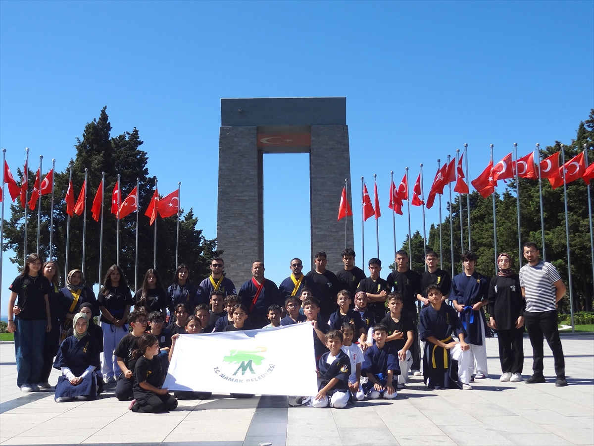Çanakkale Şehitler Abidesi'nde "sayokan" gösterisi
