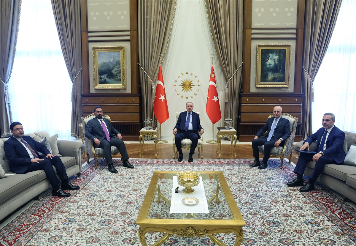 Cumhurbaşkanı Erdoğan: Irak Meclis Başkanı Halbusi'yi kabul etti