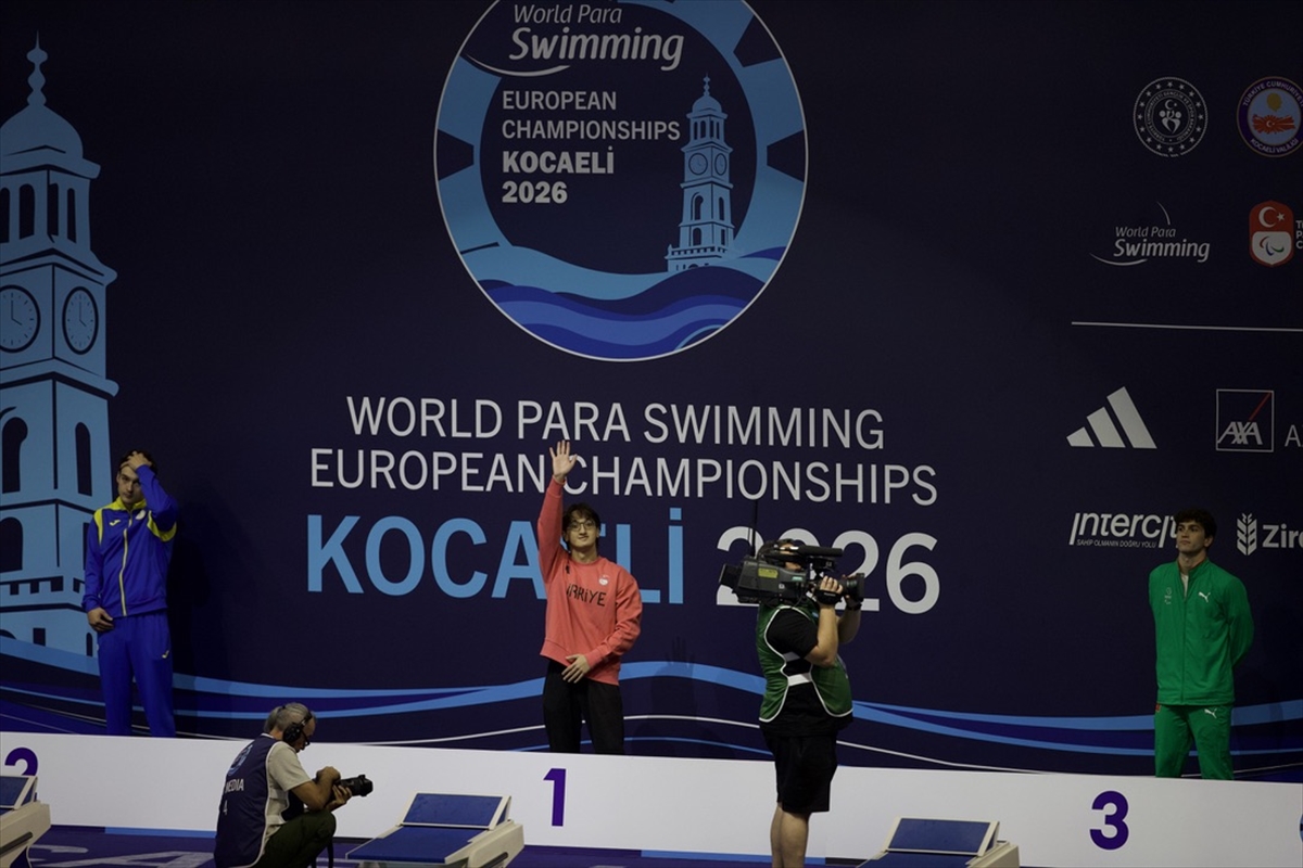 2026 Avrupa Para Yüzme Şampiyonası'nın son gününde milli sporculardan 2 altın madalya